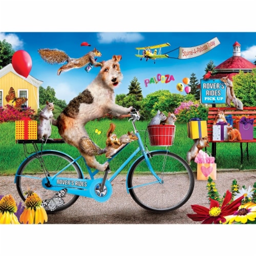 MasterPieces® Wild & Whimsical™ Rover's Rides™ EZ Grip Puzzle Perspective: back