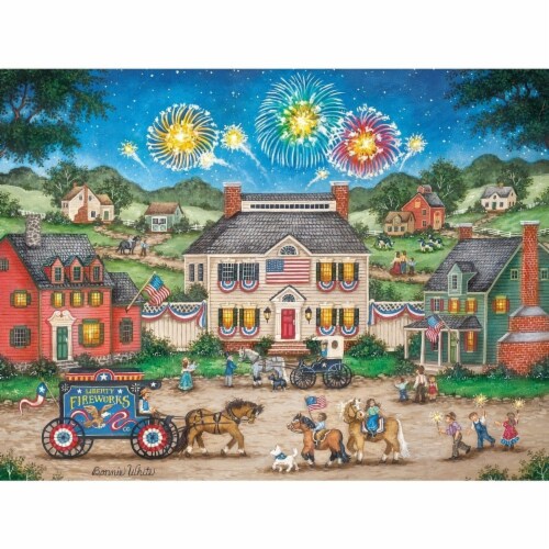 MasterPieces® Heartland™ Collection Fireworks and Sparklers Jigsaw Puzzle Perspective: back