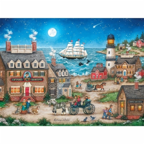 MasterPieces® Heartland™ Collection Starry Starry Night Jigsaw Puzzle Perspective: back