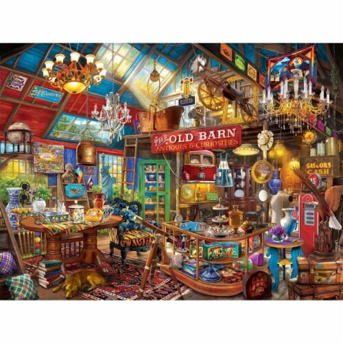 Masterpieces® Shopkeepers™ Hidden Gems Jigsaw Puzzle Perspective: back