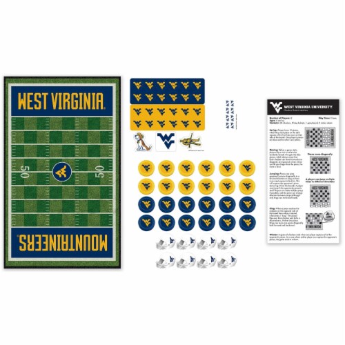 NCAA West Virginia University® Checkers Board Game Perspective: back