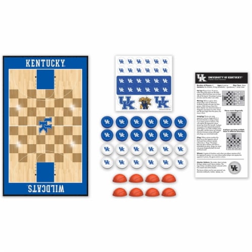 Classic Impressions Univeristy of Kentucky® Basketball Checkers Game Set Perspective: back