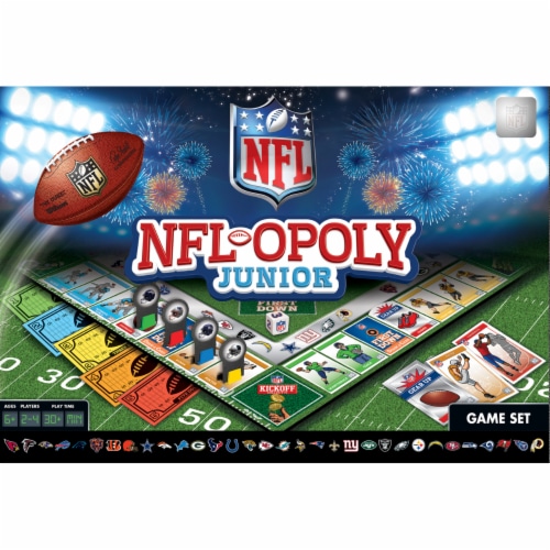 MasterPieces NFL-Opoly Junior Board Game Perspective: back