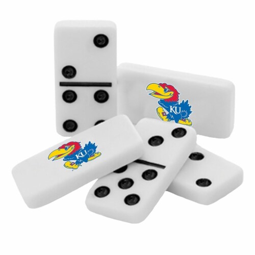 MasterPieces® NCAA Kansas Dominoes Perspective: back
