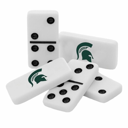 MasterPieces NCAA Michigan State Dominoes Perspective: back