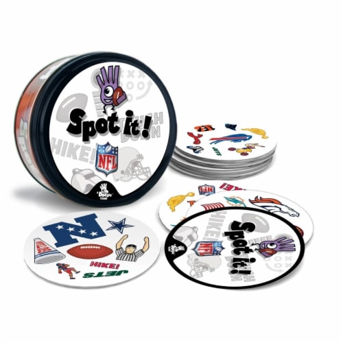 MasterPieces Spot It! NFL Edition Perspective: back