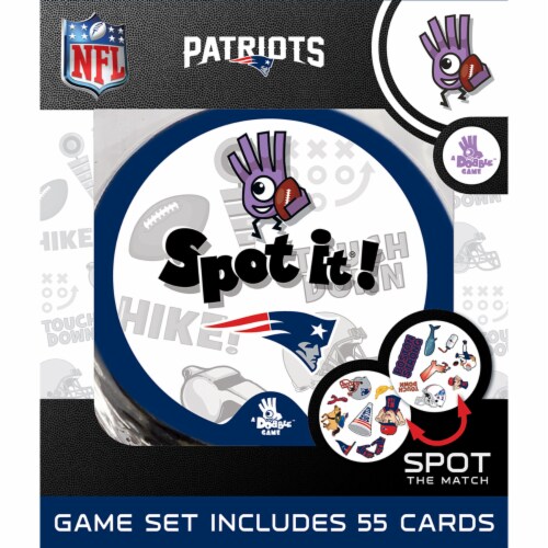 MasterPieces Officially Licensed NFL New England Patriots Spot It Game ...