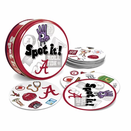 Masterpieces Officially Licensed Ncaa Alabama Crimson Tide Spot It Game ...