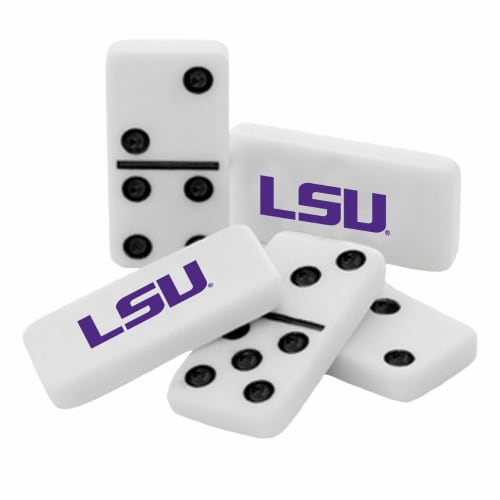 Classic Impressions NCAA Louisiana State Double Six Dominoes Perspective: back