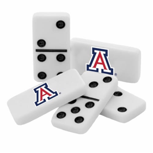MasterPieces NCAA University of Arizona Double-Six Dominoes Perspective: back