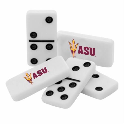 MasterPieces NCAA Arizona State Double-Six Dominoes Perspective: back