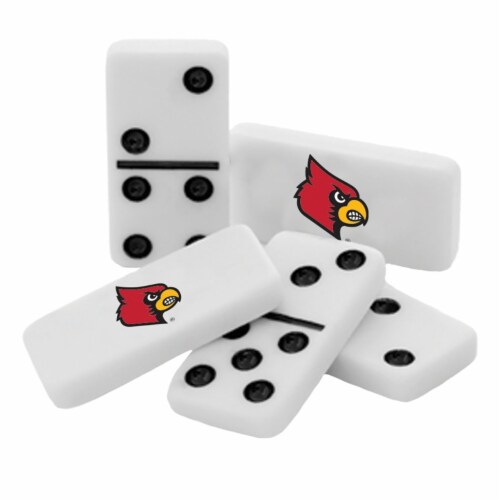 MasterPieces NCAA Louisville Double-Six Dominoes Perspective: back