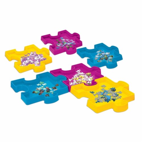 Masterpieces Jigsaw Puzzle Sort & Save 6-Piece Sorting Trays Stackable ...
