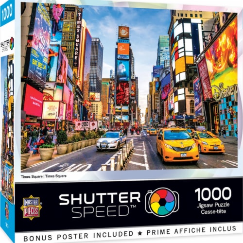 MasterPieces® Shutter Speed™ Times Square Jigsaw Puzzle Perspective: back