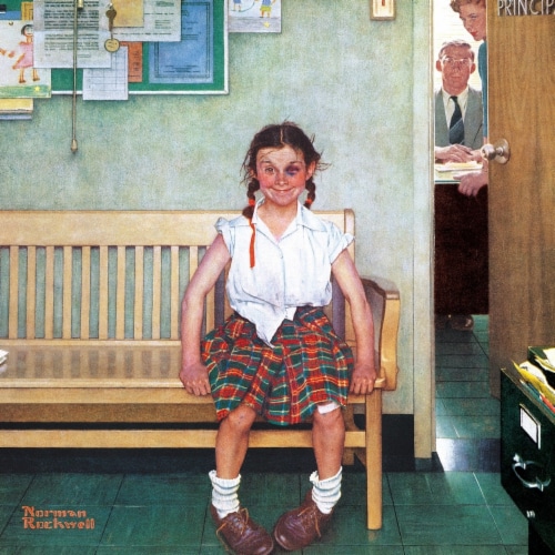 Saturday Evening Post The Shiner 1000 Piece Jigsaw Puzzle Perspective: back
