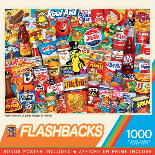 Masterpieces® Flashbacks™ Mom's Pantry Jigsaw Puzzle Perspective: back