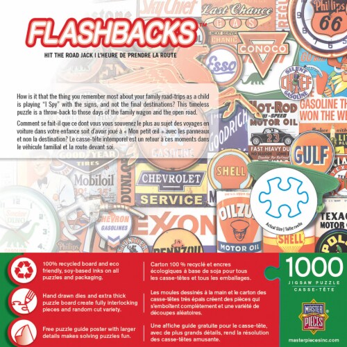 MasterPieces® Flashbacks™ Hit the Road Jack Puzzle Perspective: back