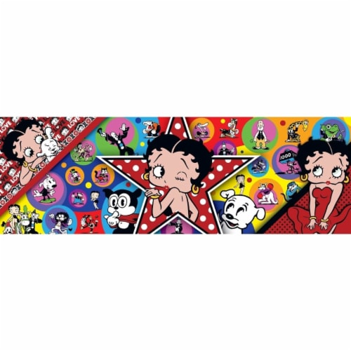 MasterPieces 1000 Piece Panoramic Puzzle - Betty Boop Perspective: back