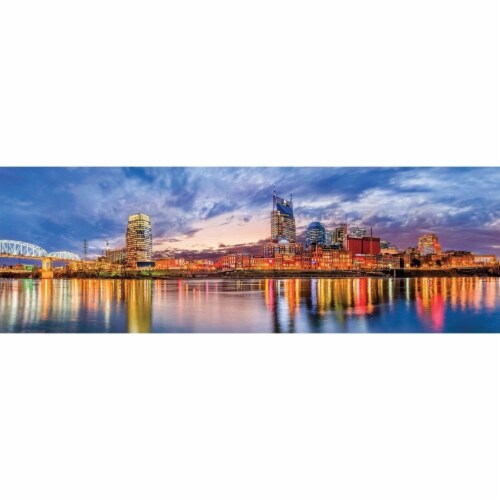 Masterpieces Nashville, Tennessee 1000 Piece Panoramic Jigsaw Puzzle, 1