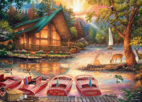 MasterPieces® Art Gallery of Chuck Pinson Seize the Day Puzzle Perspective: back