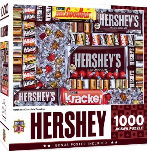 MasterPieces® Hershey's Chocolate Paradise Jigsaw Puzzle Perspective: back