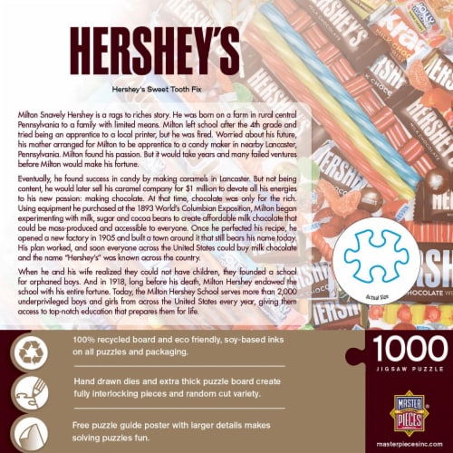 MasterPieces® Hershey's Sweet Tooth Fix Jigsaw Puzzle Perspective: back