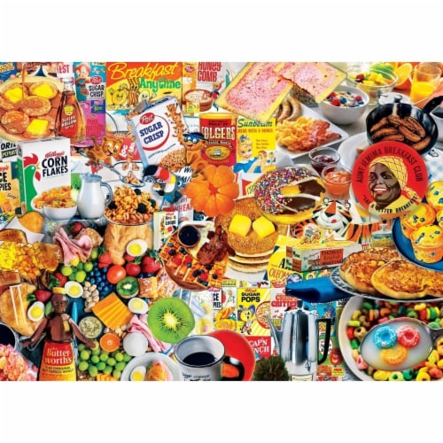 MasterPieces® Flashbacks™ Breakfast Eats Jigsaw Puzzle Perspective: back