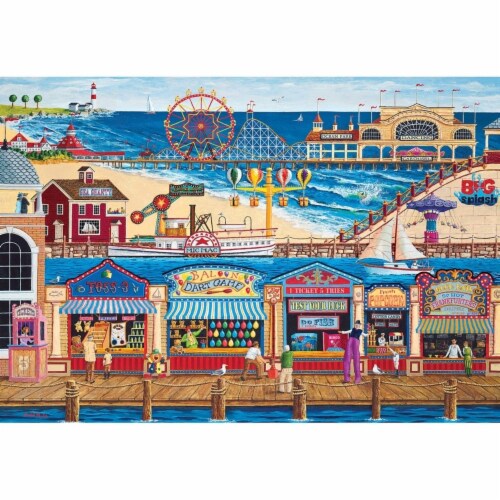 MasterPieces® Art Poulin Signature Collection Ocean Park Jigsaw Puzzle Perspective: back