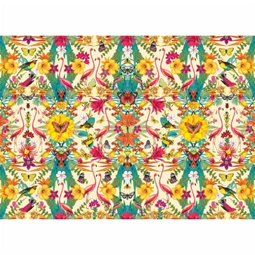 Masterpieces Replica - Flamingos 1000 Piece Jigsaw Puzzle Perspective: back