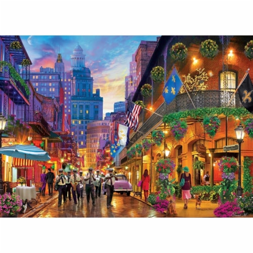 MasterPieces® Colorscapes™ New Orleans Style Jigsaw Puzzle Perspective: back
