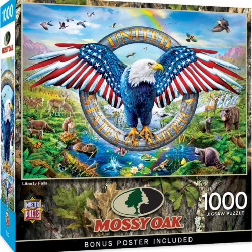 MasterPieces® Mossy Oak® Liberty Falls Jigsaw Puzzle Perspective: back
