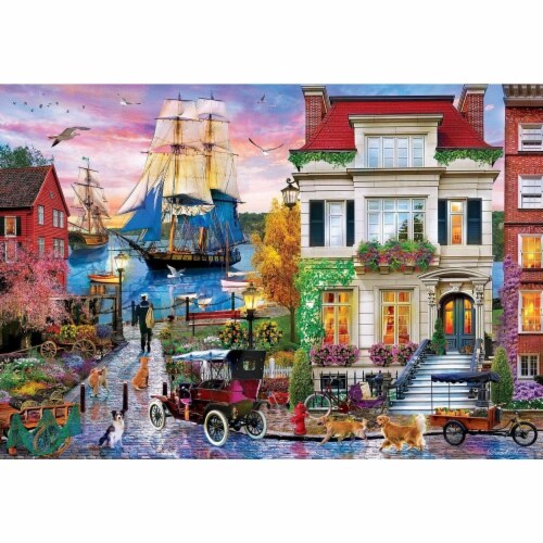 MasterPieces® David Maclean Signature Collection Early Morning Depature Jigsaw Puzzle Perspective: back