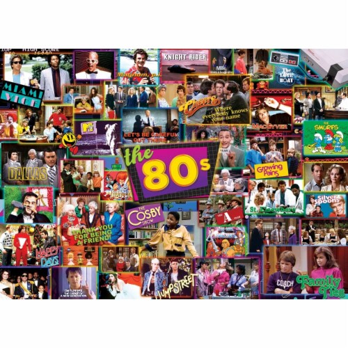 MasterPieces® TV Time™ 80's Shows Puzzle Perspective: back