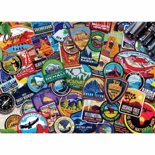 Master Pieces® National Parks Patches Puzzle Perspective: back