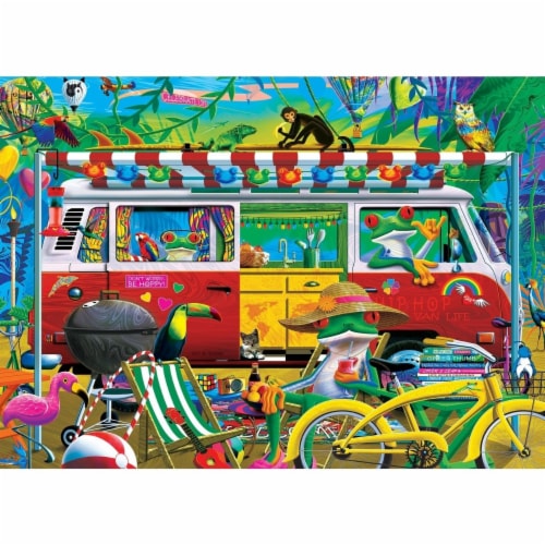 MasterPieces® Seek & Find™ Van Life Puzzle Perspective: back