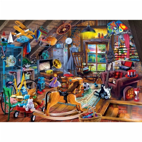 MasterPieces® Seek & Find™ A Precious Mess Jigsaw Puzzle Perspective: back