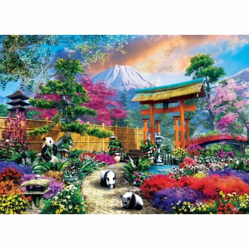 MasterPieces® Colorscapes™ Mount Fuji Shimmer JIgsaw Puzzle Perspective: back