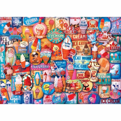 MasterPieces® Flashbacks™ Ice Cream Treats Jigsaw Puzzle Perspective: back