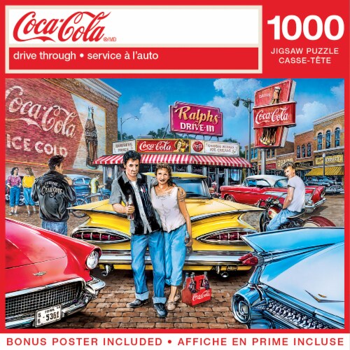 MasterPieces Coca-Cola® Drive Through Jigsaw Puzzle Perspective: back