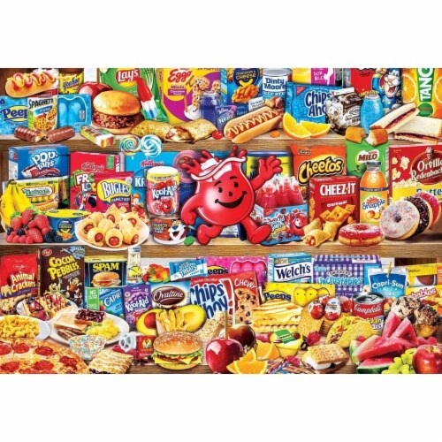 MasterPieces® Signature Collection Kids' Favorite Foods Jigsaw Puzzle Perspective: back
