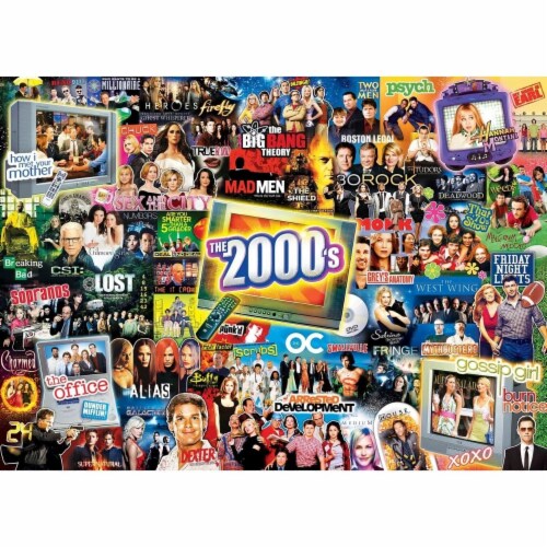 MasterPieces® TV Time™ 2000's Shows Jigsaw Puzzle Perspective: back