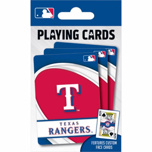 MasterPieces MLB Texas Rangers Playing Cards Perspective: back
