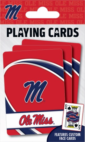 MasterPieces® NCAA Mississippi Playing Cards Perspective: back