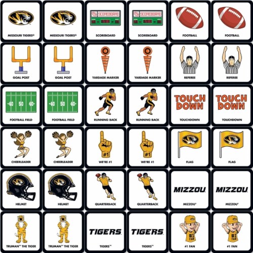 Classic Impressions Mizzou® Matching Game Perspective: back
