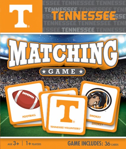 MasterPieces NCAA Tennessee Matching Game Perspective: back