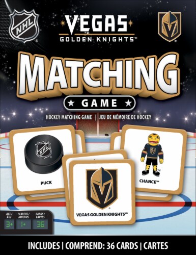 MasterPieces NHL Vegas Golden Knights™ Matching Game Perspective: back