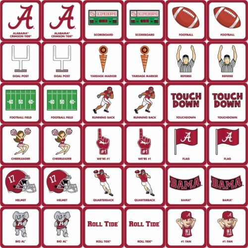 Classic Impressions Alabama Matching Game Perspective: back