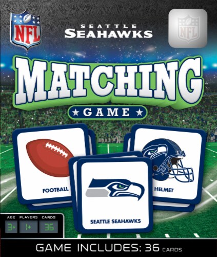 MasterPieces NFL Seattle Seahawks Matching Game Perspective: back