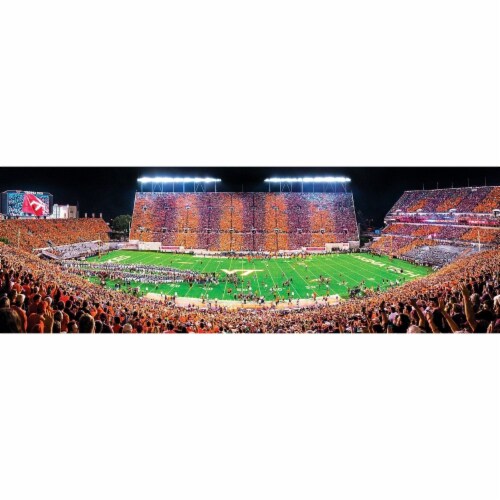 MasterPieces Virginia Tech™ NCAA Panoramic Stadium Puzzle Perspective: back