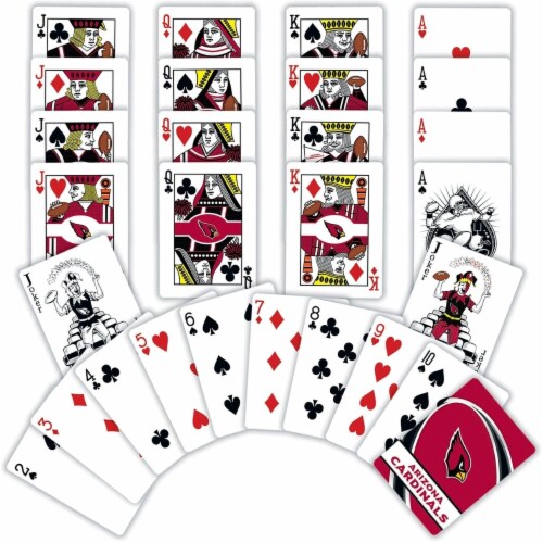 ARI NFL Playing Cards Perspective: back